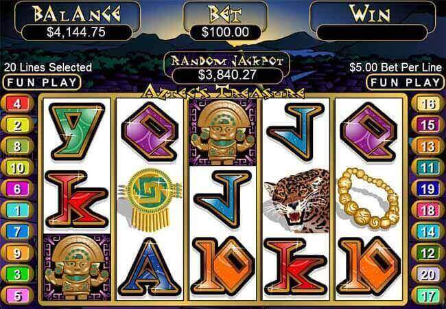 Игровой автомат Aztec Treasure (Сокровища Ацтеков)
